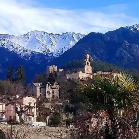 F2 de 45 m2 avec jardin au rdc dans villa chiens OK à 5 min à pied des Thermes de Vernet-les-Bains, location de samedi à samedi Exterior foto
